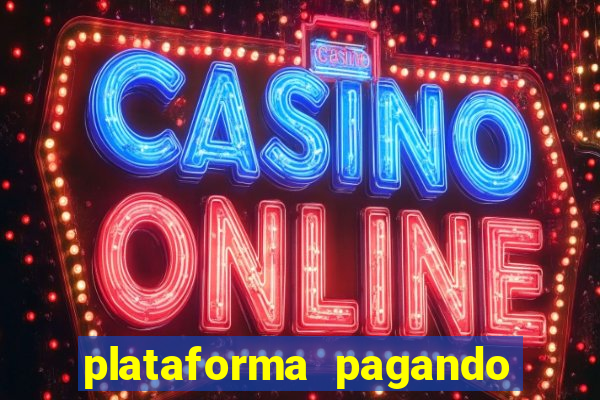 plataforma pagando no cadastro